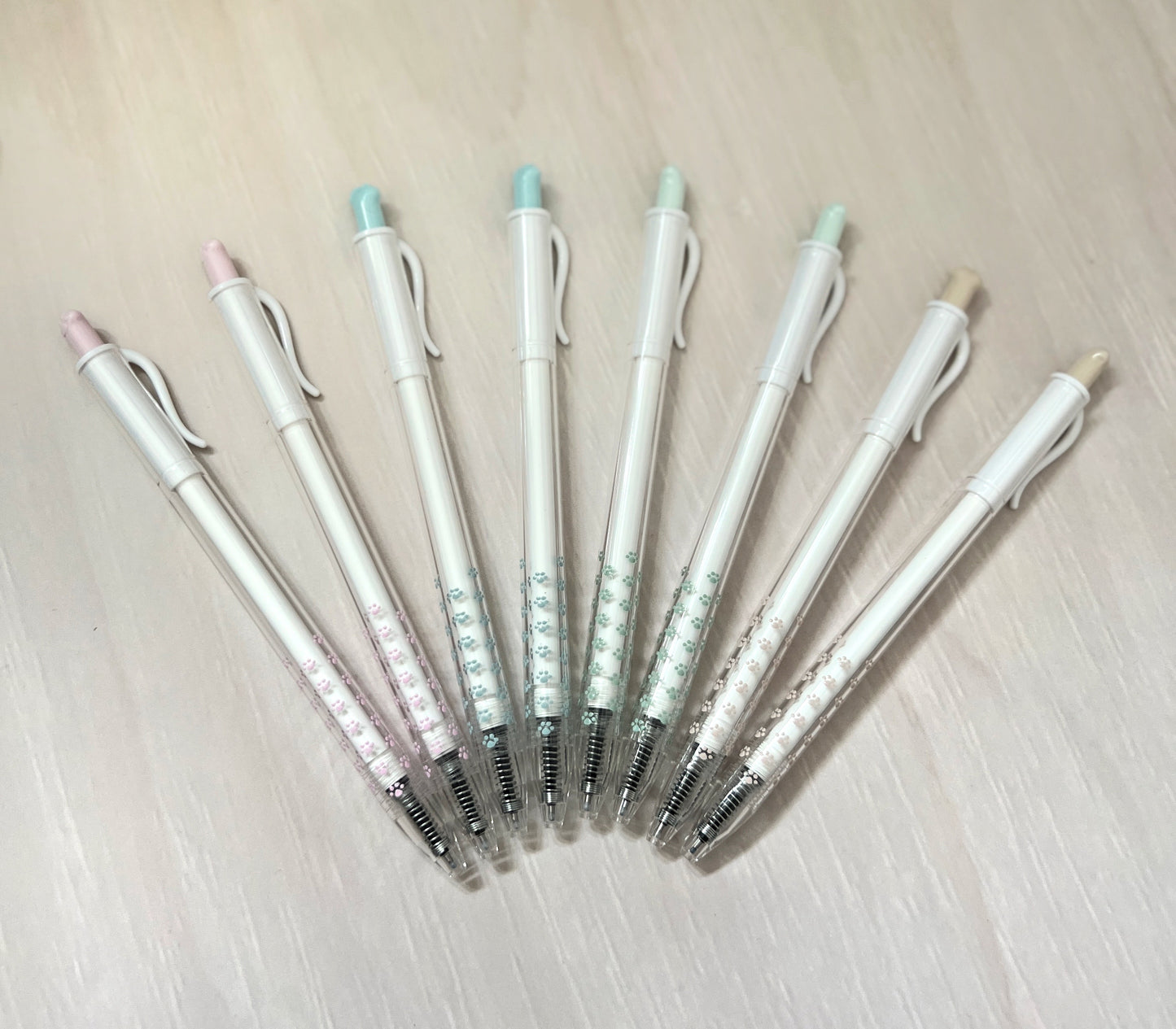 Paw print gel pen