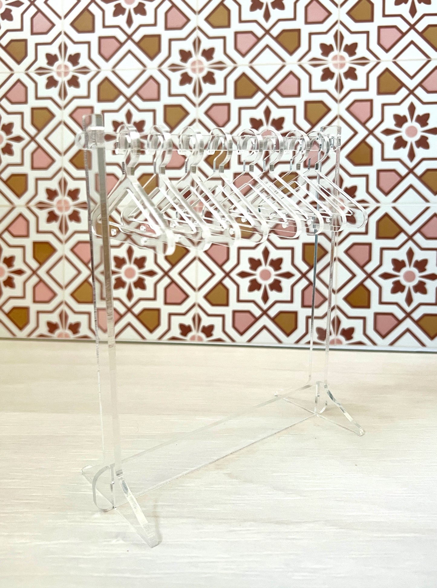 Acrylic mini earring rack