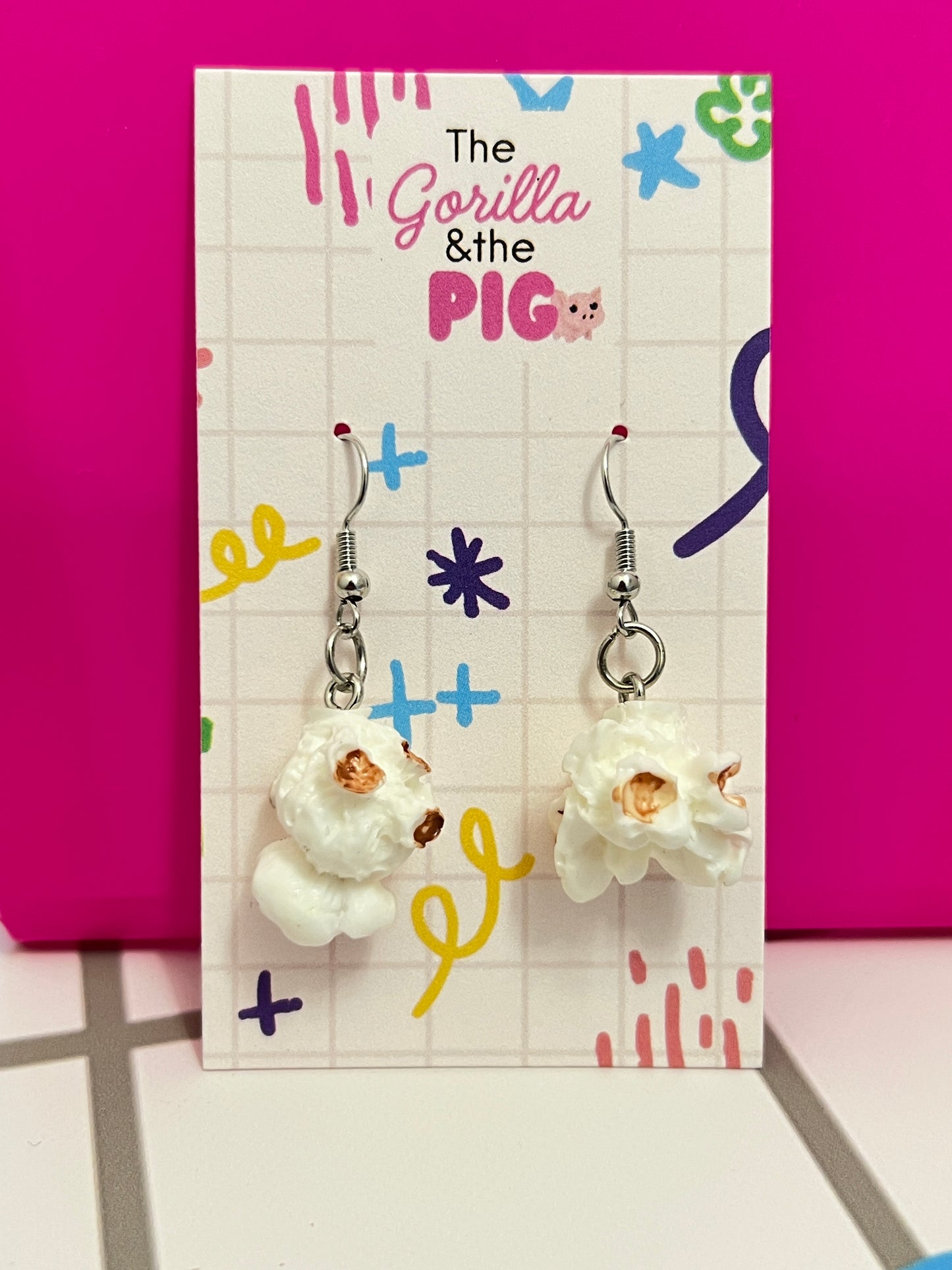 Popcorn Earrings