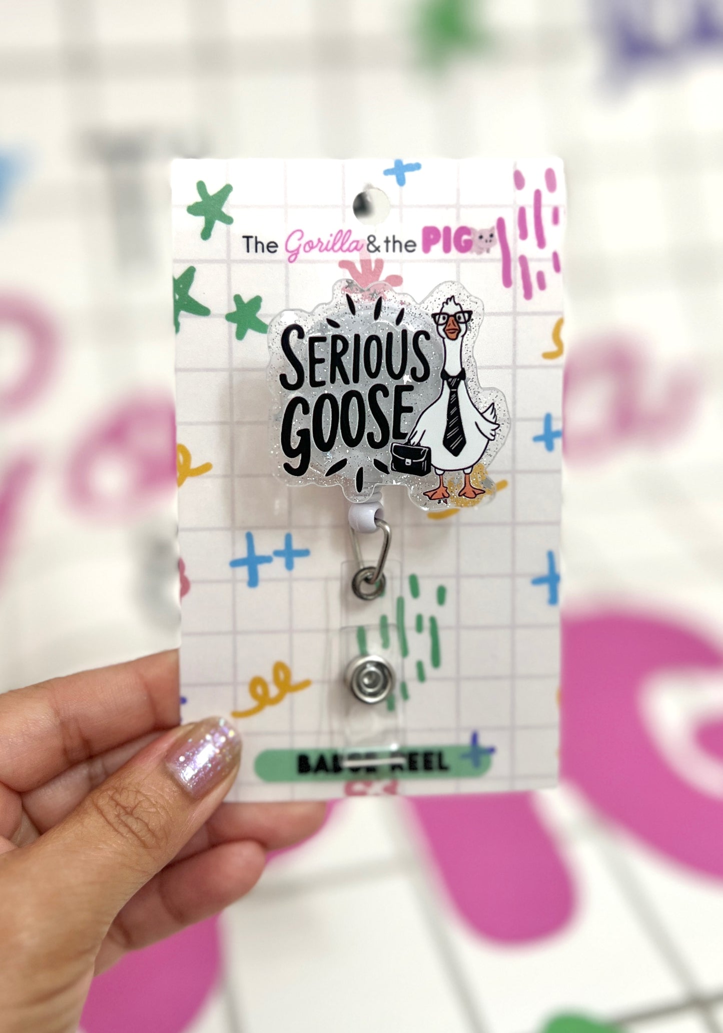 Serious Goose Badge Reel
