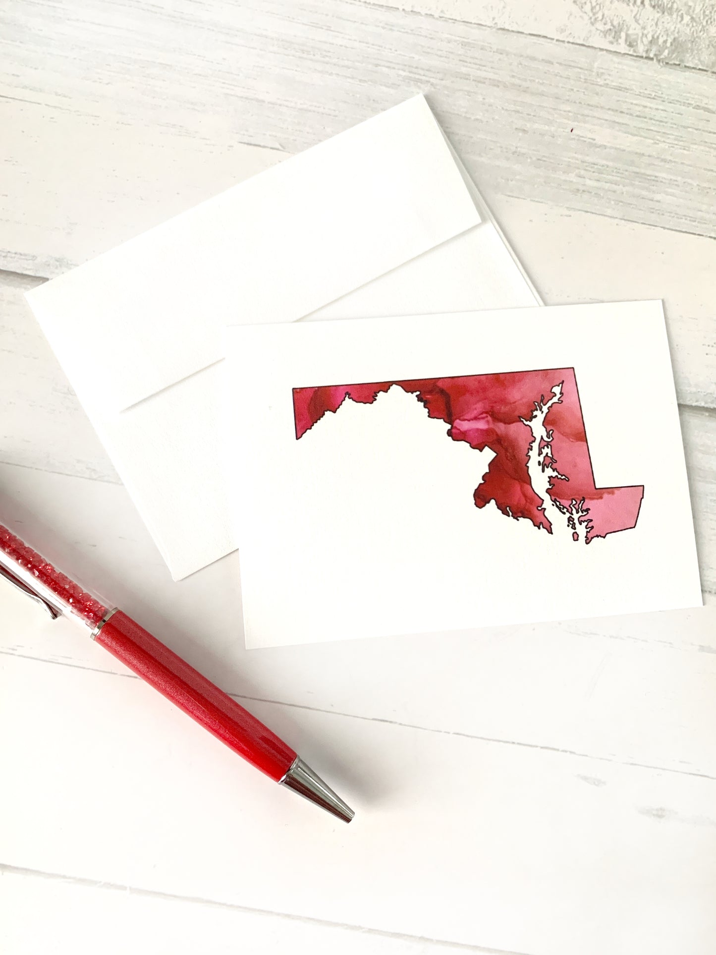 Maryland 3.5” x 5” flat card