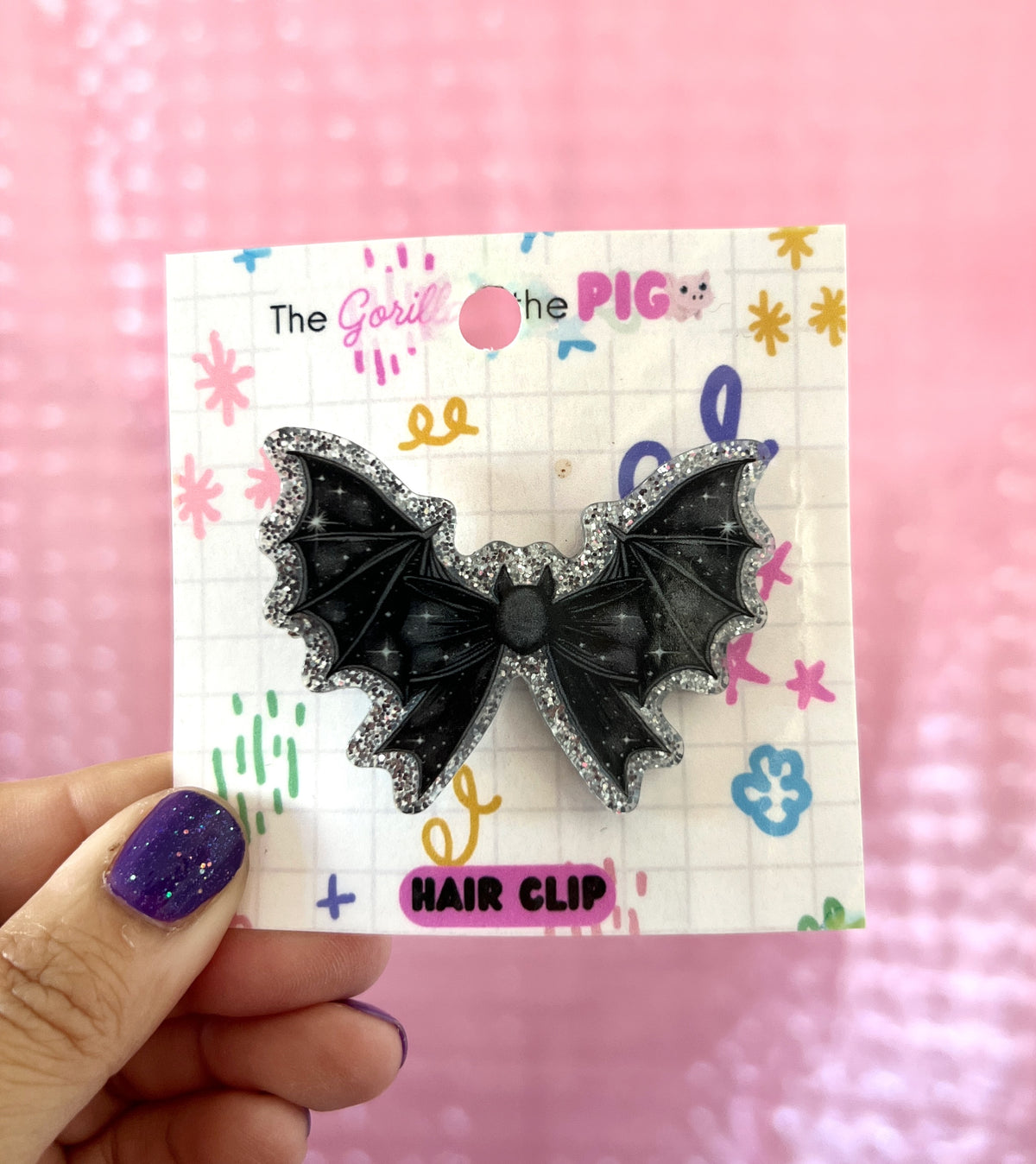 Bat Hair clip