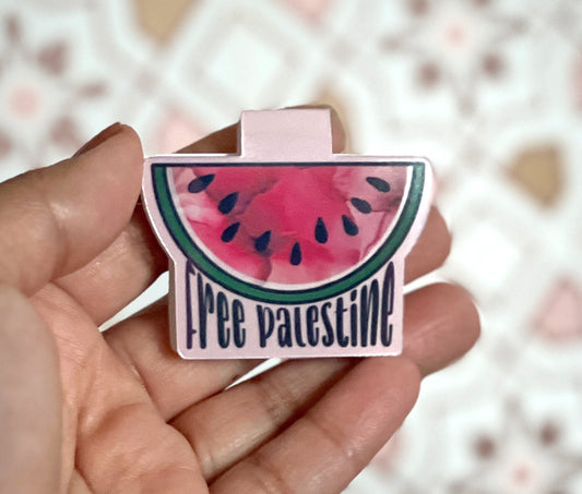 Free Palestine Magnet Bookmark