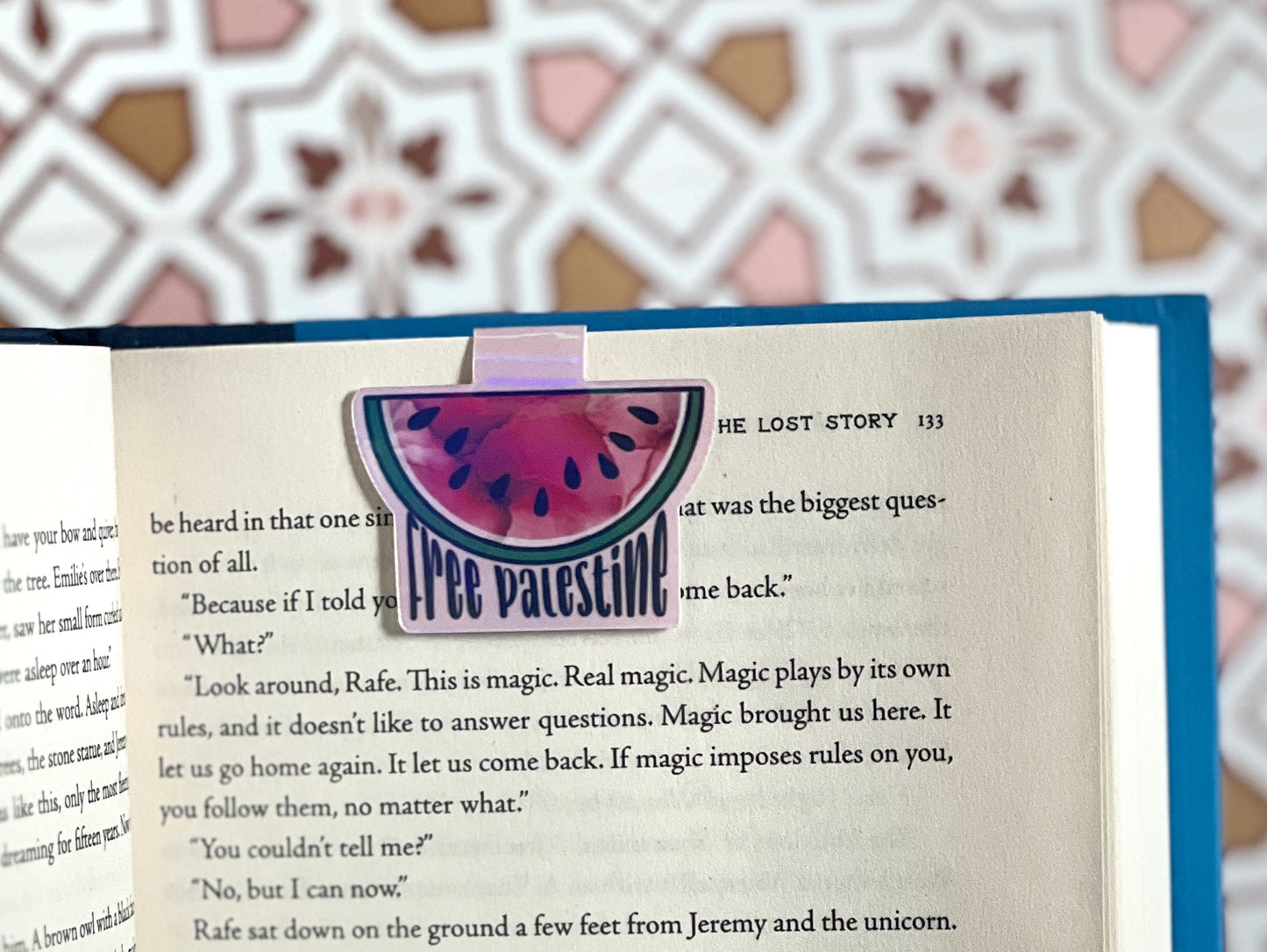 Free Palestine Magnet Bookmark