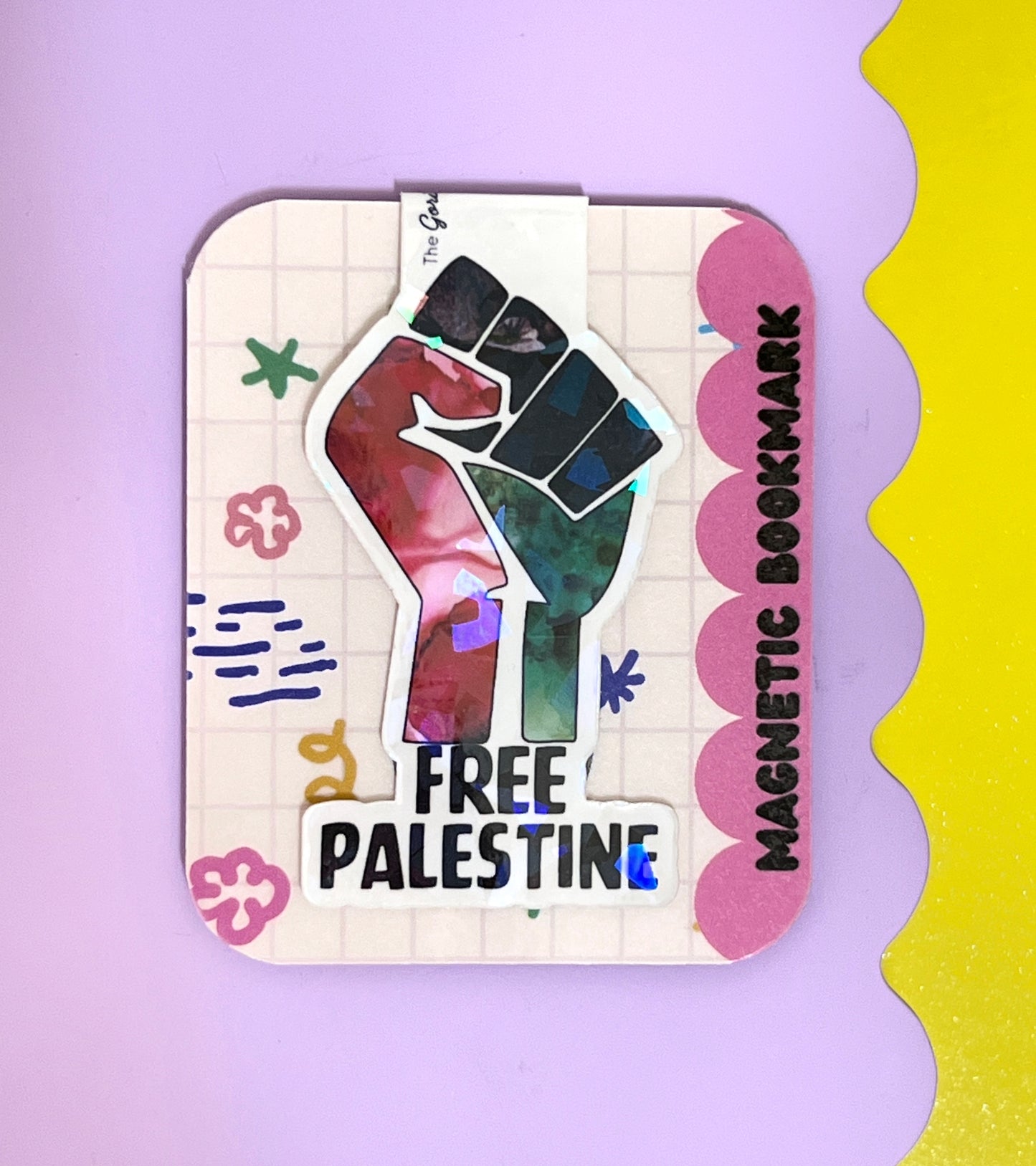 Free Palestine Magnetic Bookmark-Resistance