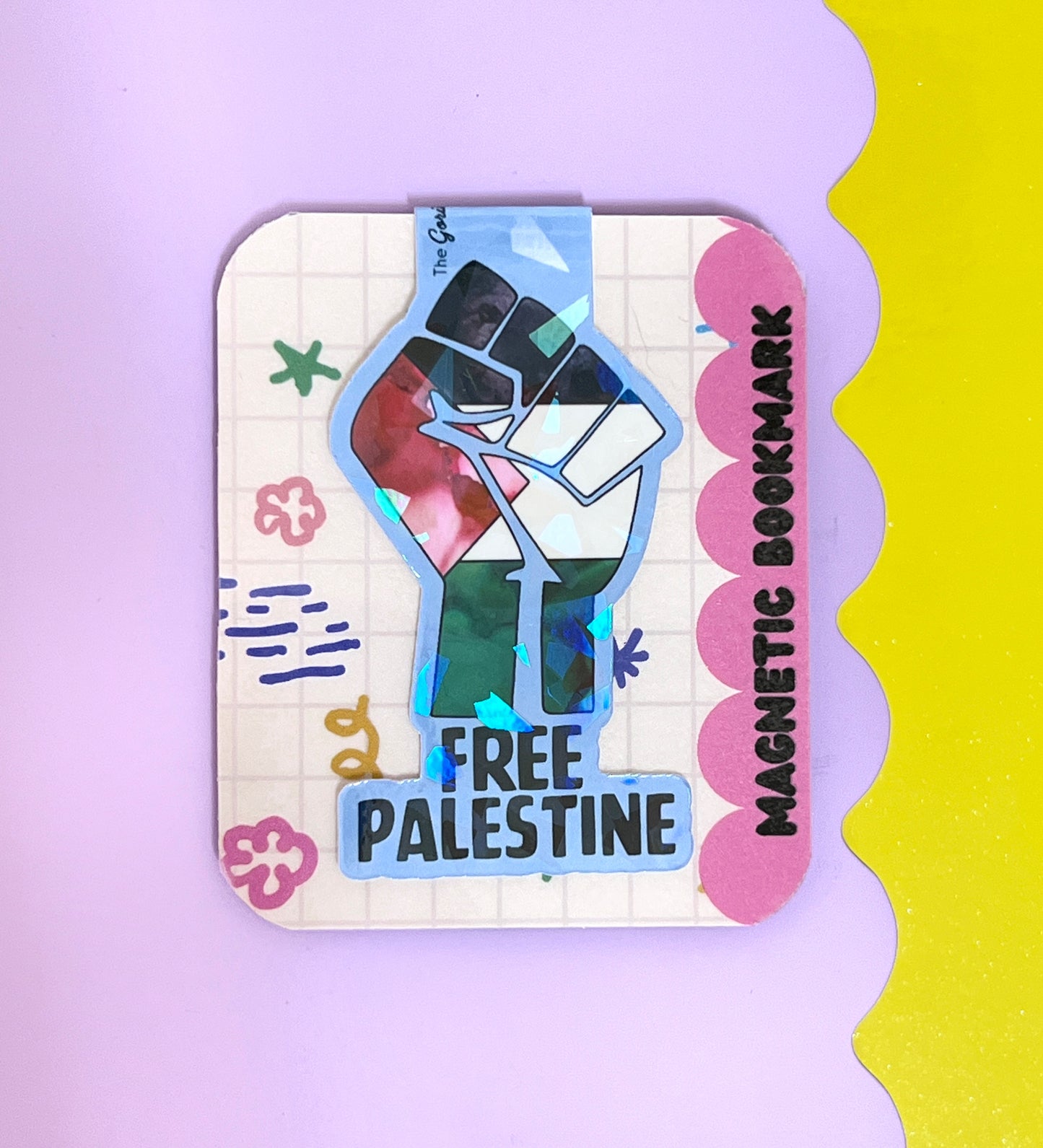 Free Palestine Magnetic Bookmark-Resistance