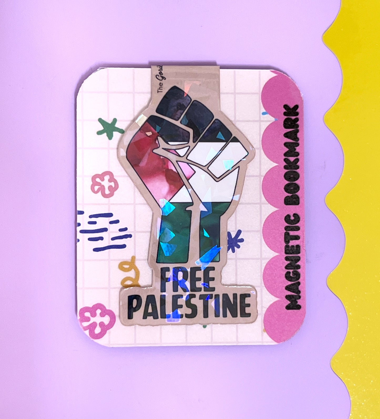 Free Palestine Magnetic Bookmark-Resistance