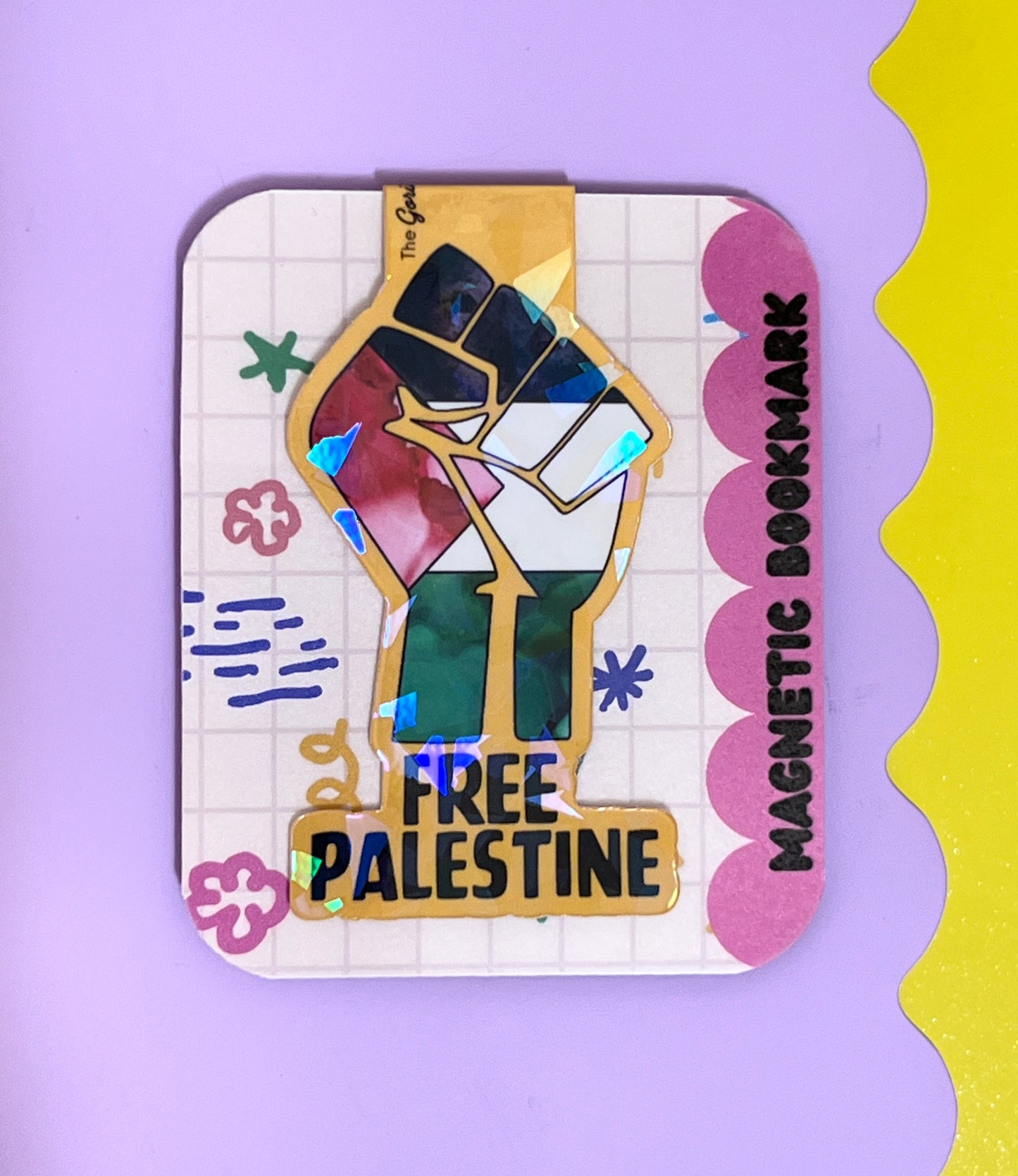 Free Palestine Magnetic Bookmark-Resistance