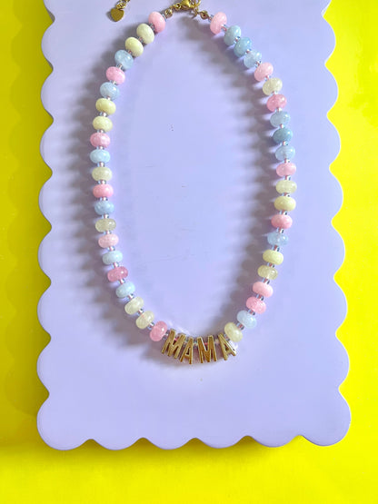 Mama beaded necklace