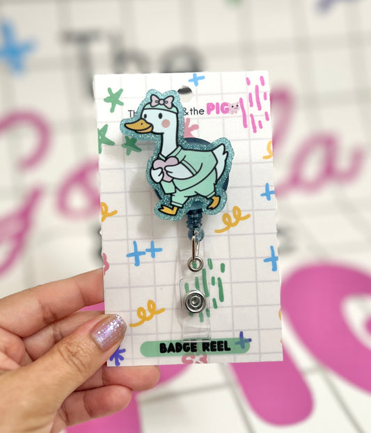 Nurse Goose Badge Reel