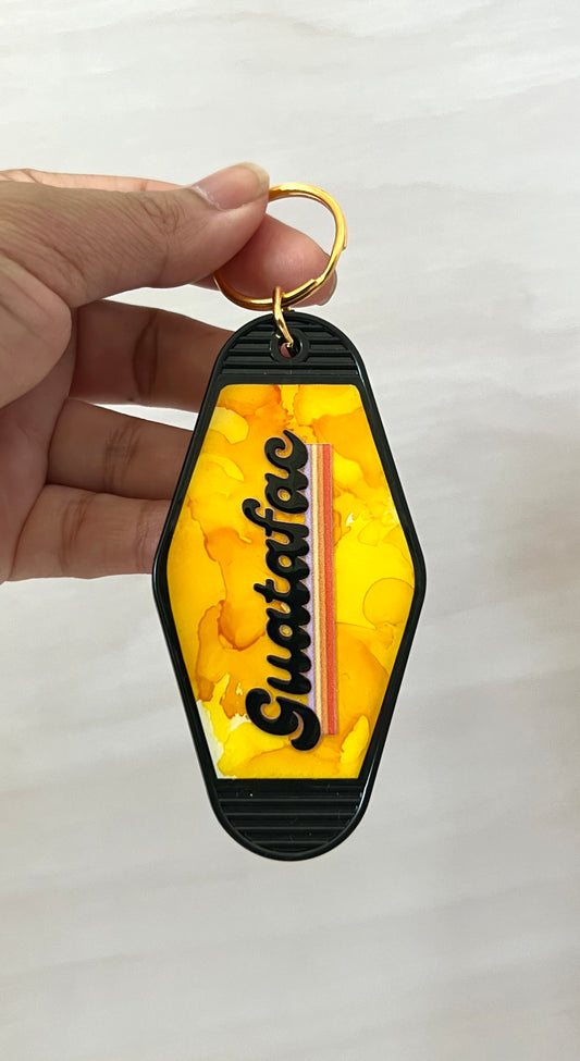 Guatafac- Motel keychain